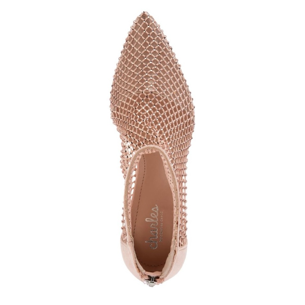 Charles David Rhinestone-Studded Mesh Booties - Picture 5 of 14